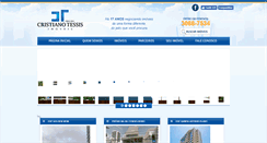 Desktop Screenshot of cristianotessis.com.br
